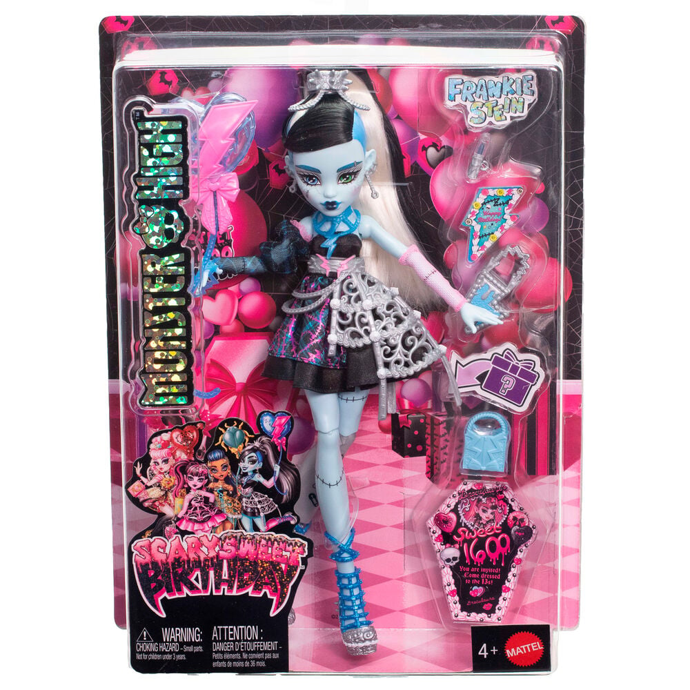 Muñeca Frankie Stein Scary Sweet Birthday 1600 Monster High — vista adicional del producto