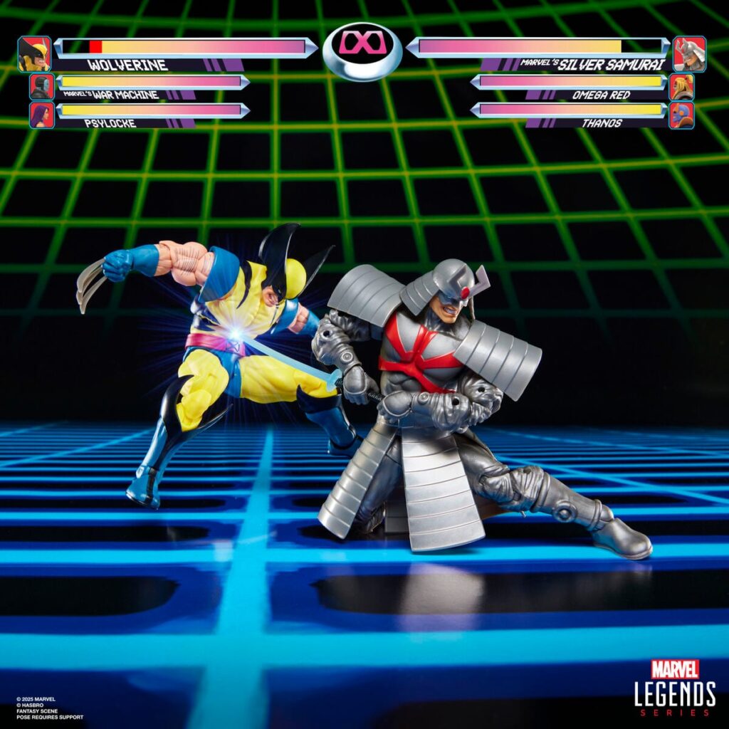 Blister 2 figuras Wolverine & Silver Samurai Gameverse Marvel Legends 15cm