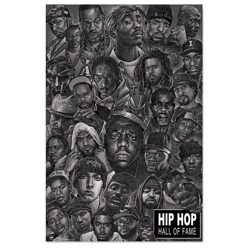Poster Todas las Estrellas Hip Hop