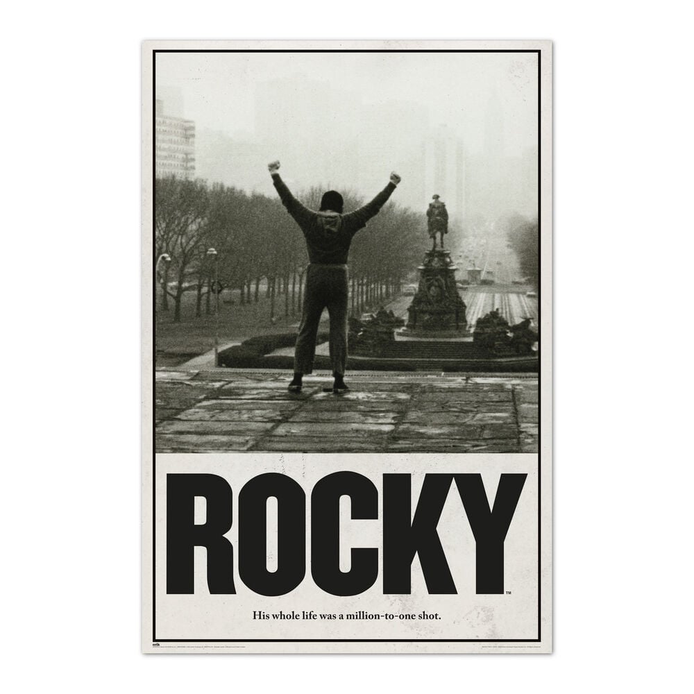 Poster Una Oportunidad Entre un Millon Rocky Balboa