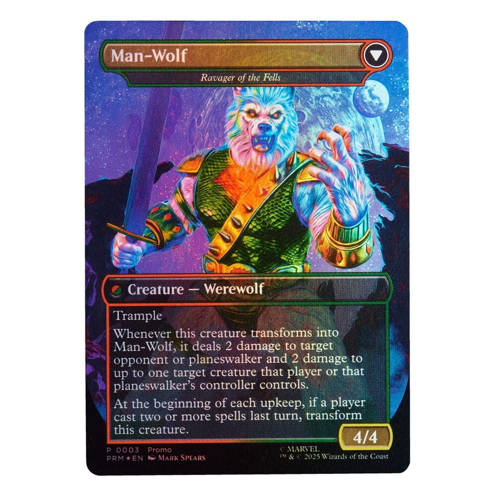 Figura Man-Wolf Magic The Gathering Spider-Man Marvel 15cm — vista adicional del producto