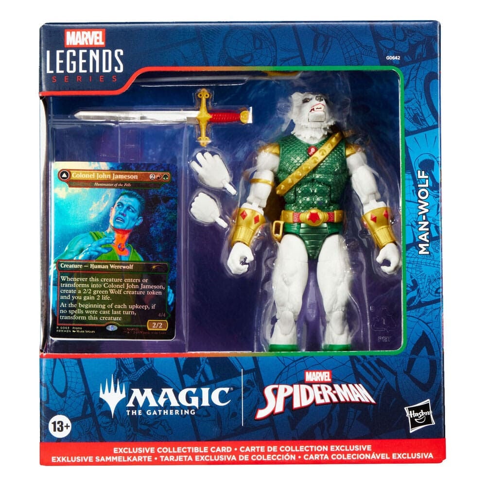 Figura Man-Wolf Magic The Gathering Spider-Man Marvel 15cm — vista adicional del producto