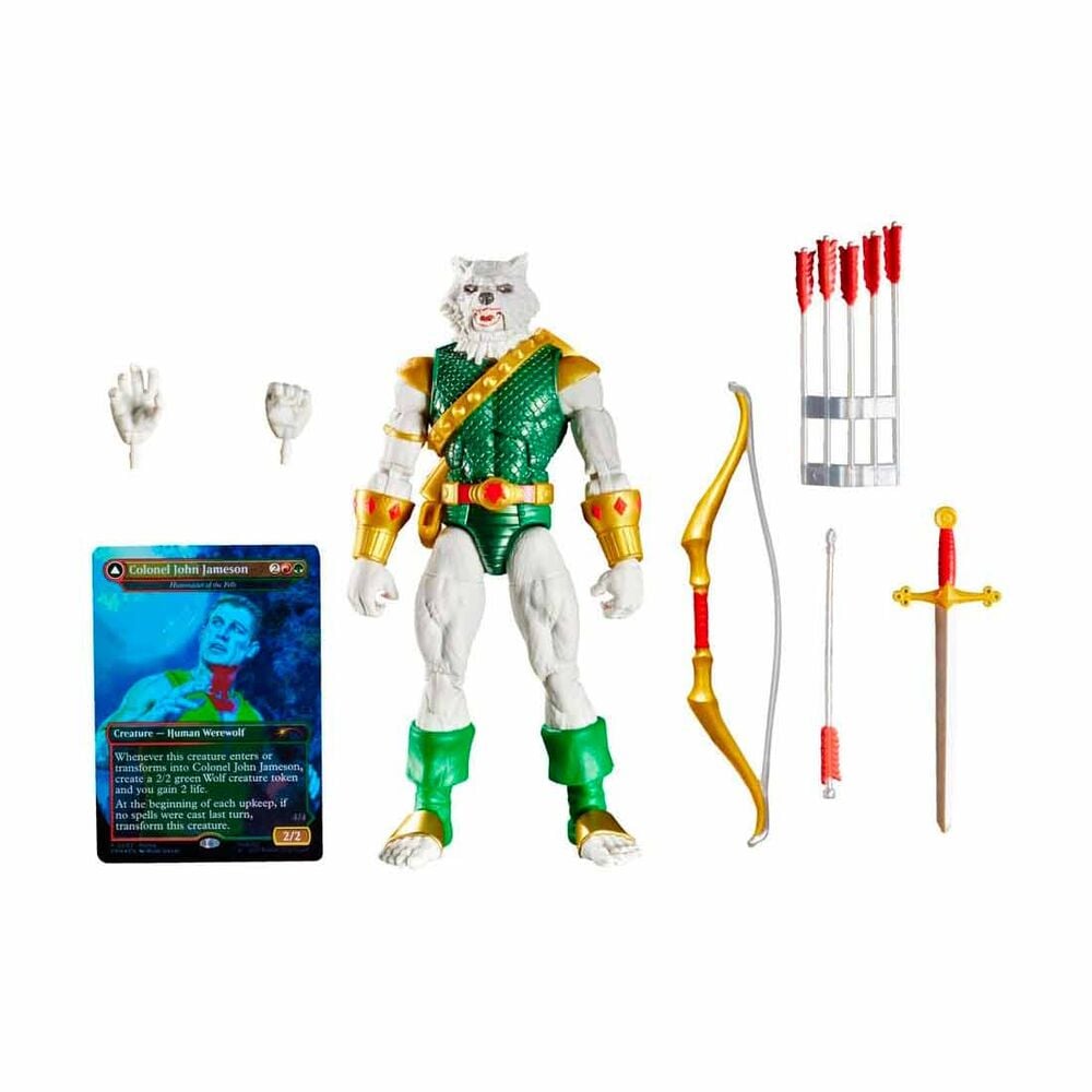 Figura Man-Wolf Magic The Gathering Spider-Man Marvel 15cm — vista adicional del producto