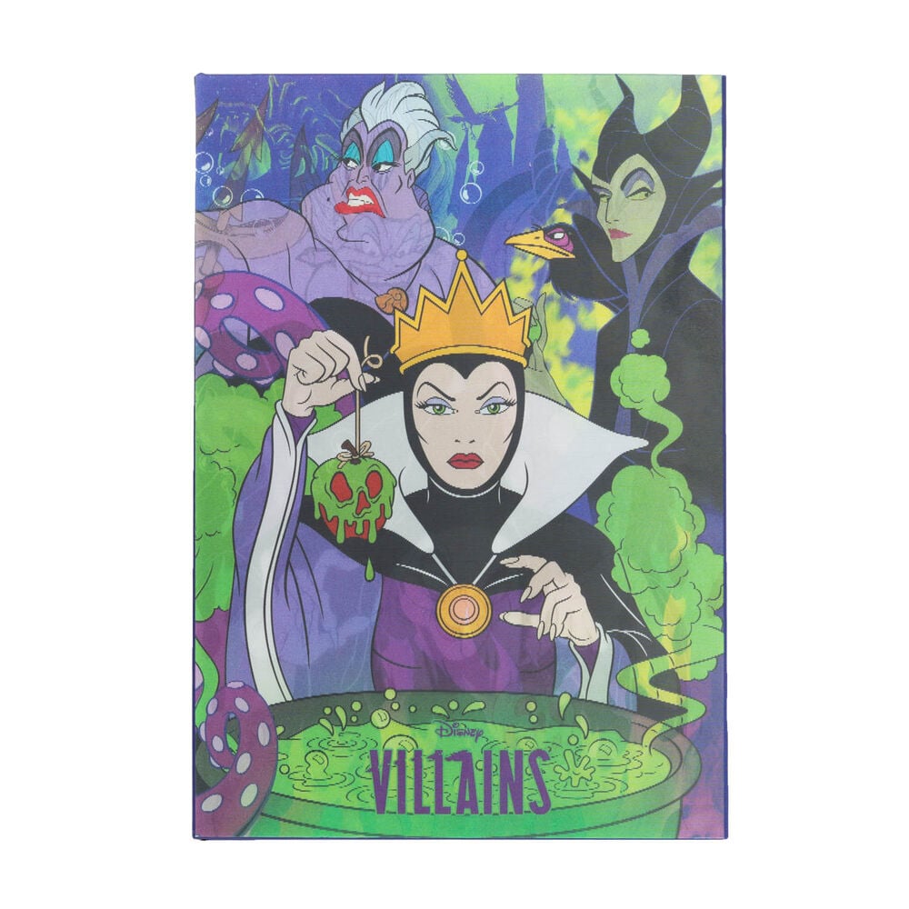 Cuaderno A5 Lenticular Villanas Disney