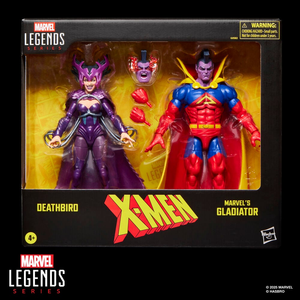 Blister 2 figuras Deathbird & Marvel's Gladiator X-Men Marvel Legends Series 15cm — vista adicional del producto