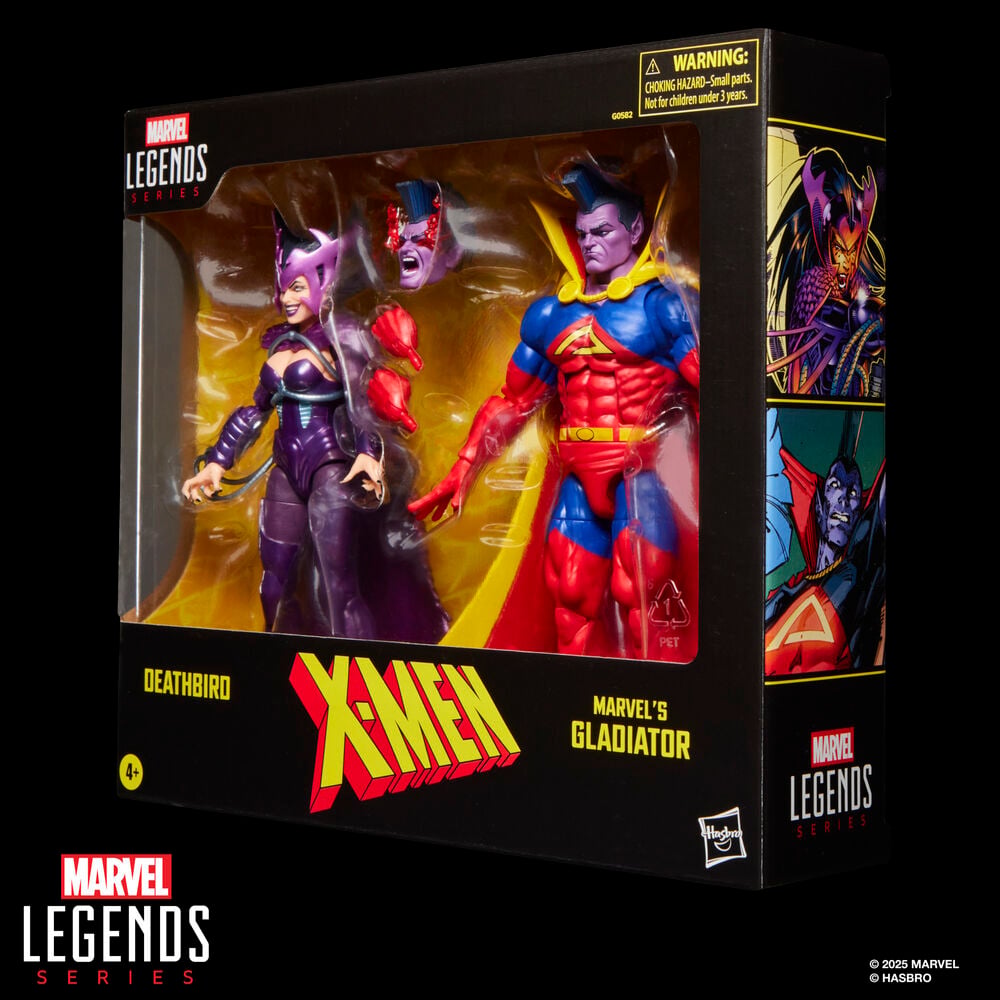 Blister 2 figuras Deathbird & Marvel's Gladiator X-Men Marvel Legends Series 15cm — vista adicional del producto