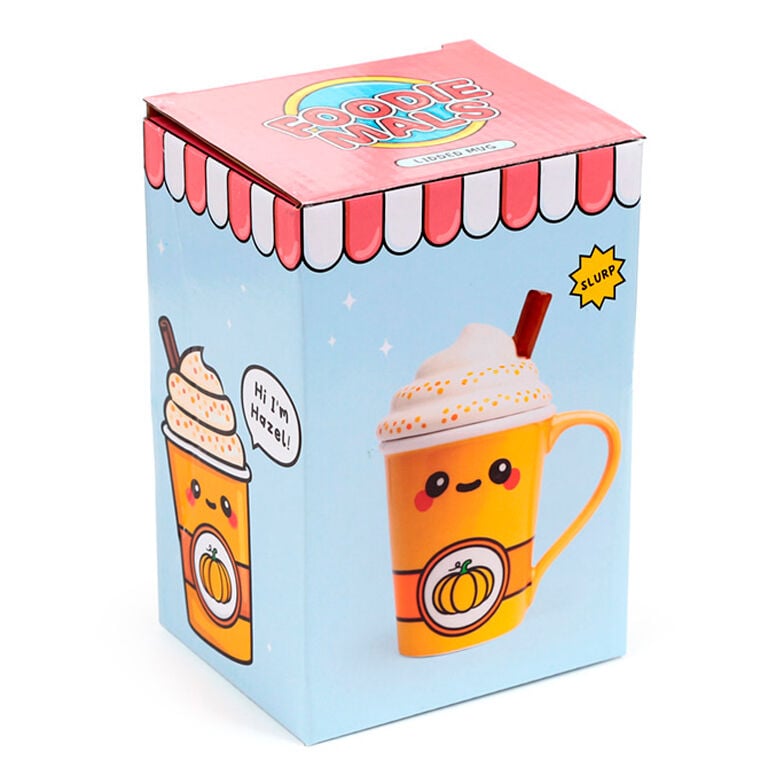 Taza con tapa de Calabaza Foodiemals Latte 325ml — vista adicional del producto