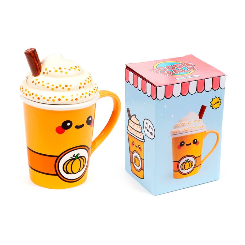 Taza con tapa de Calabaza Foodiemals Latte 325ml — vista adicional del producto