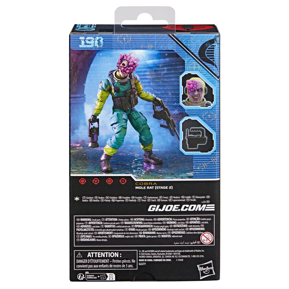 Figura Mole Rat Stage 2 Classified Series Cobra G.I. Joe 15cm — vista adicional del producto
