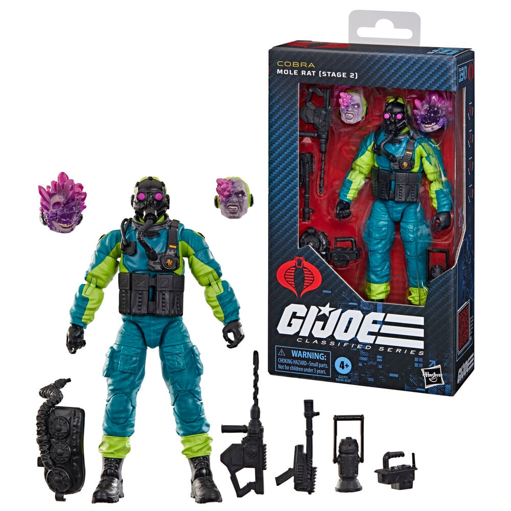 Figura Mole Rat Stage 2 Classified Series Cobra G.I. Joe 15cm — vista adicional del producto