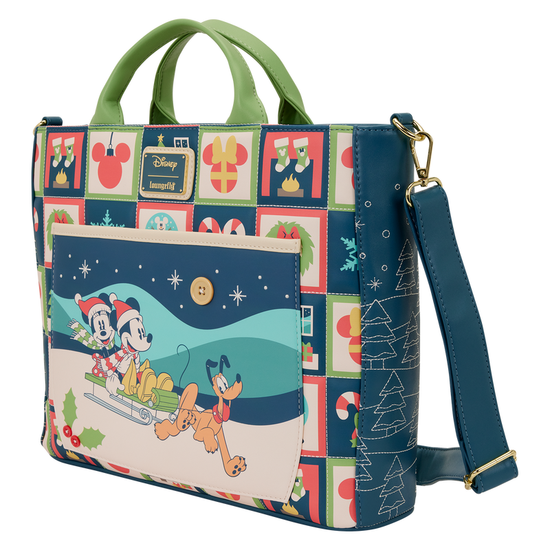 Bolso mochila Mickey & Minnie Holiday Disney Loungefly — vista adicional del producto