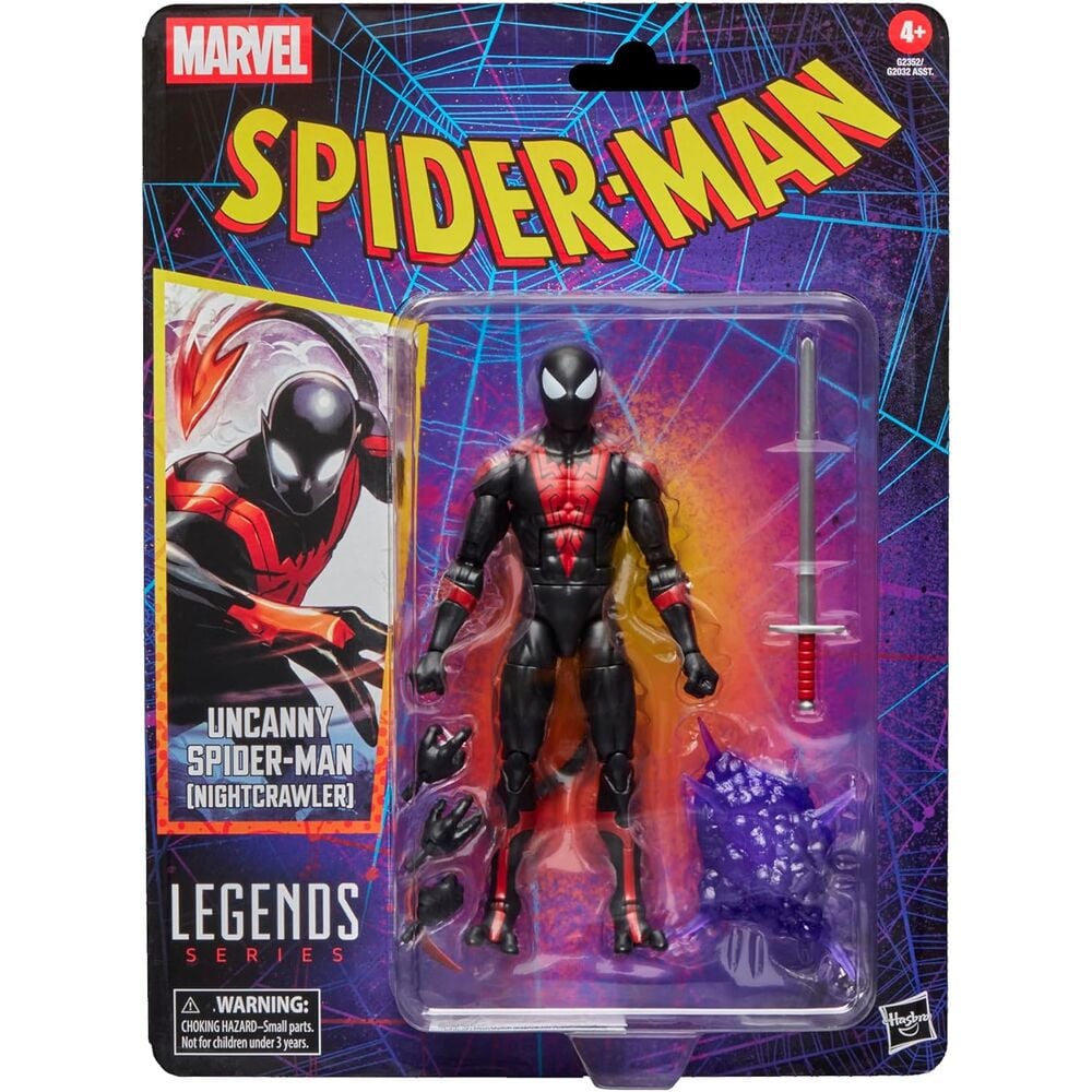 Figura Uncanny Spider-Man Nightcrawler Spider-Man Marvel Legends Series 15cm — vista adicional del producto