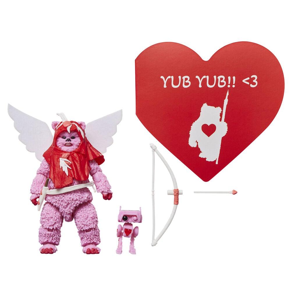 Figura Ewok Valentine's Day Edition Star Wars 15cm — vista adicional del producto