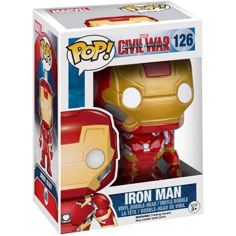 Figura Funko Pop! Iron Man · Captain America: Civil War — vista adicional 2