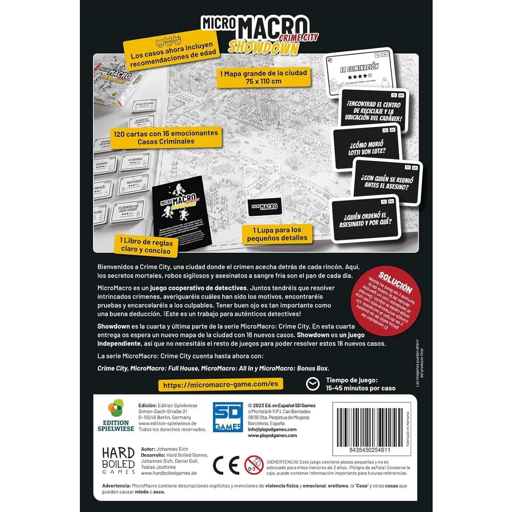 Juego Micro Macro Showdown español — vista adicional del producto