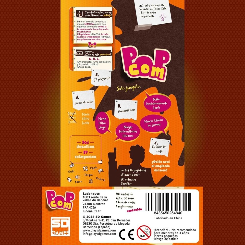 Juego Pop Com español — vista adicional del producto