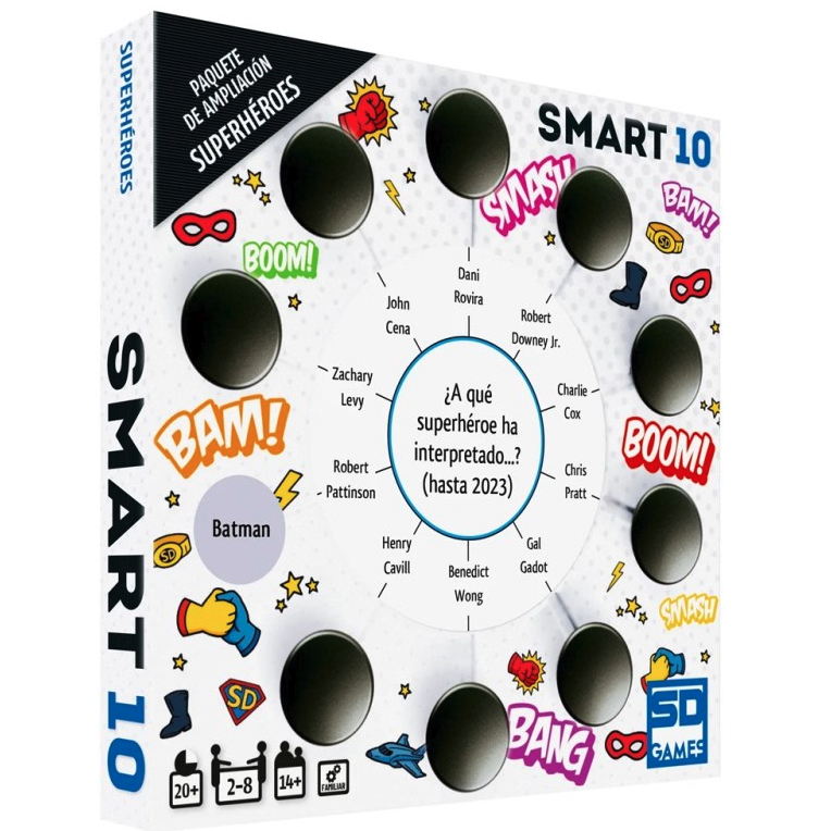 Expansion Superheroes Juego Smart 10 español