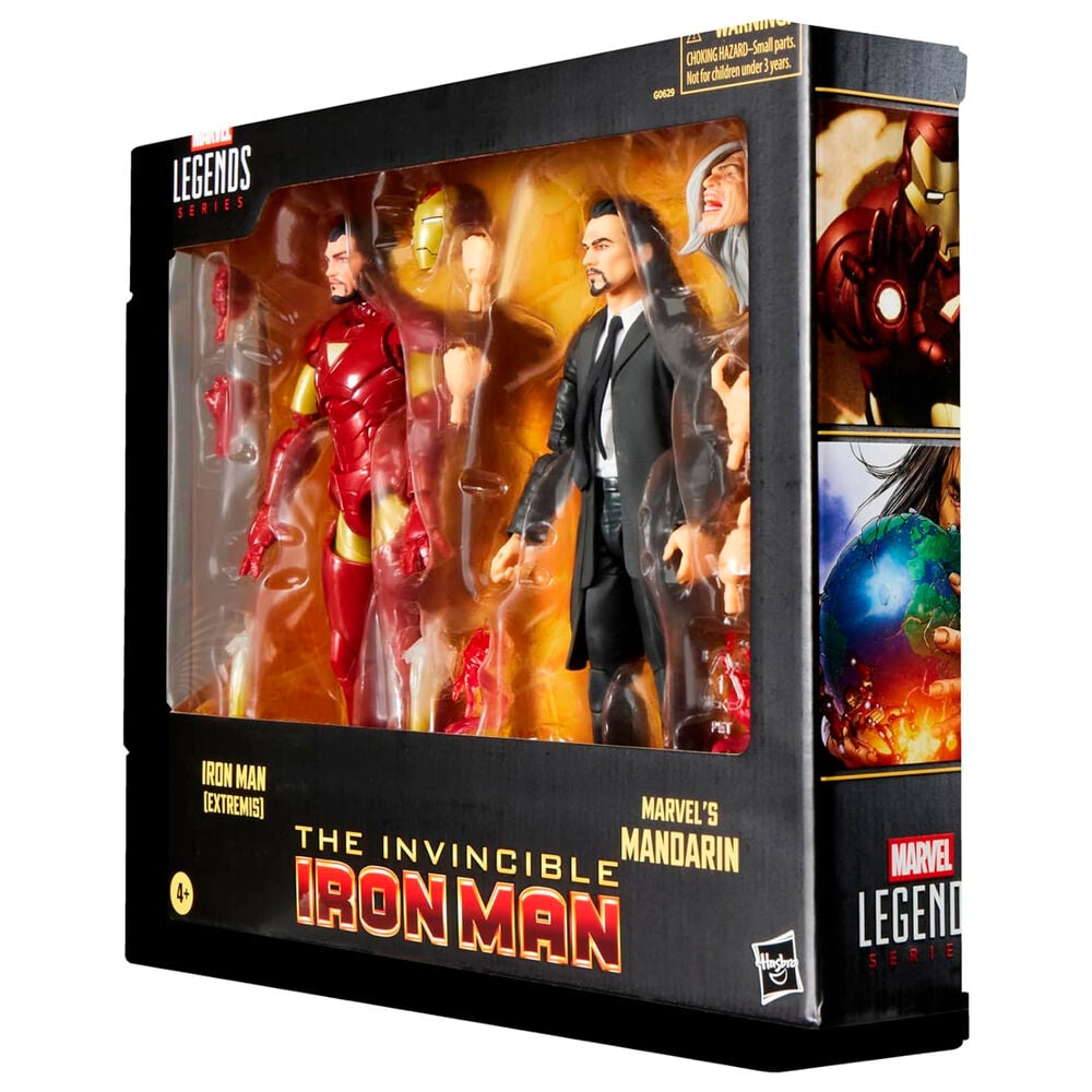 Blister 2 figuras Iron Man Extremis & Marvels Mandarin The Invencible Iron Man Marvel 15cm — vista adicional del producto