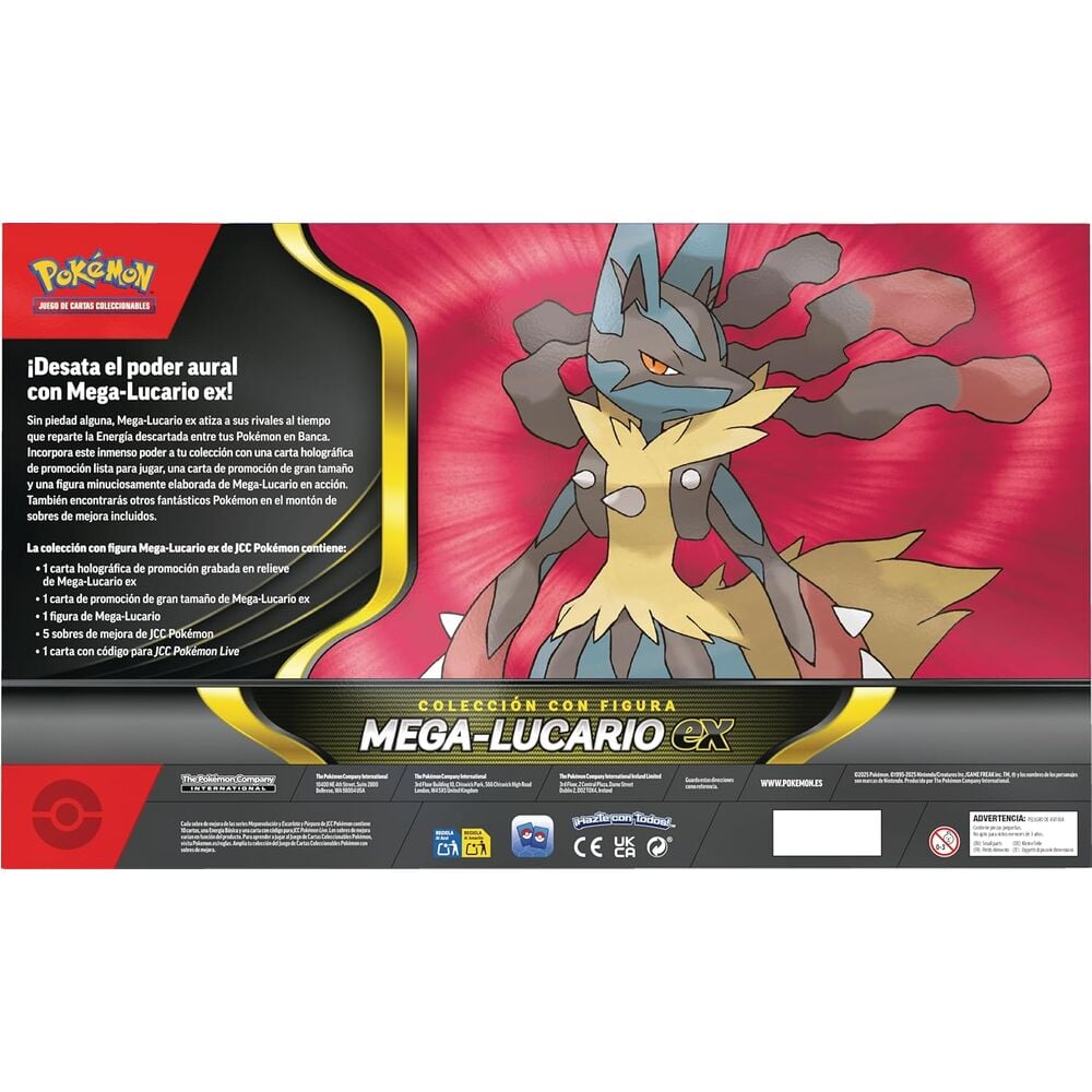 Blister cartas Mega Lucario Ex Pokemon español — vista adicional del producto
