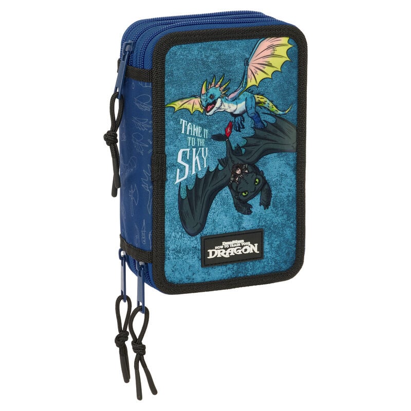 Plumier Como Entrenar a Tu Dragon triple 37pzs