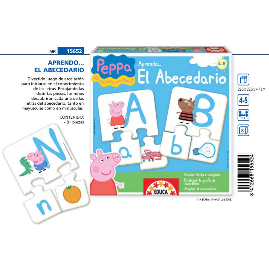 Juego Aprendo el Abecedario Peppa Pig — vista adicional del producto