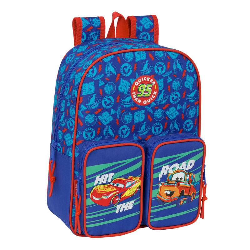Mochila Cars Disney Pixar 33cm adaptable