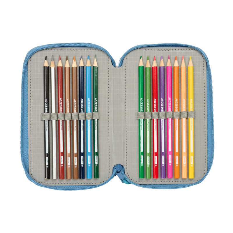 Plumier Frozen Disney triple 37pzs — vista adicional del producto