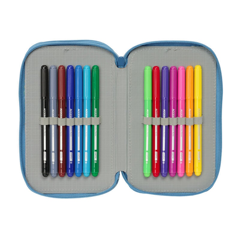 Plumier Frozen Disney triple 37pzs — vista adicional del producto