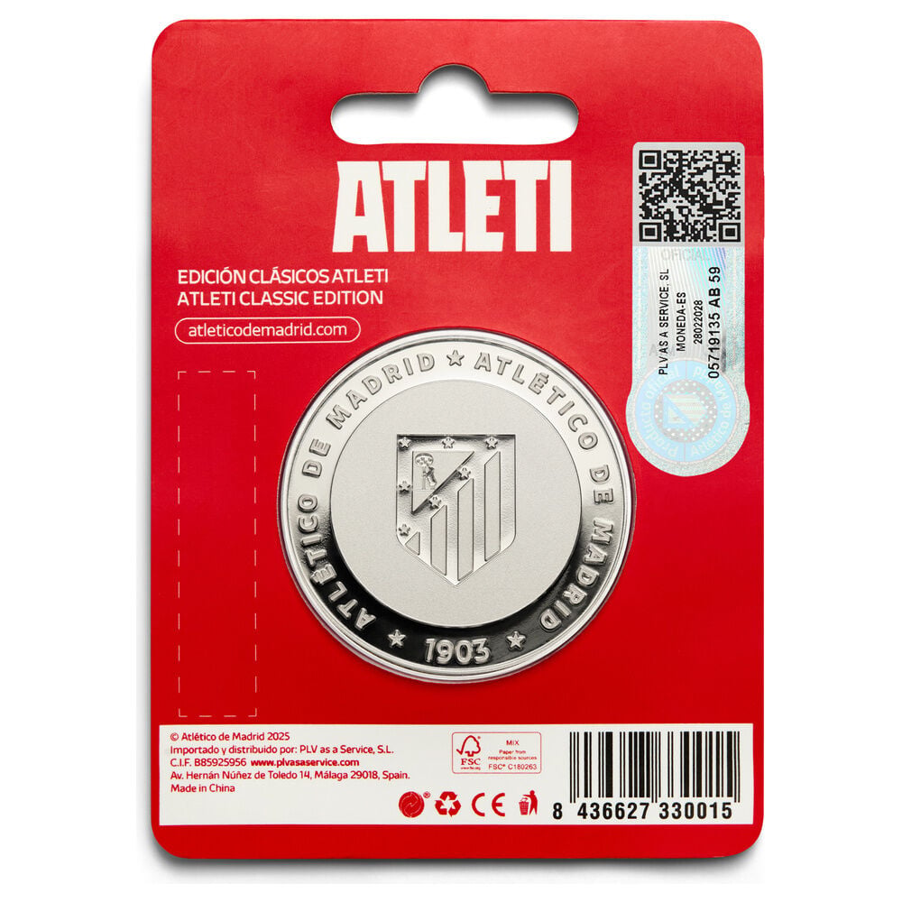 Moneda Coraje y Corazon Atletico de Madrid — vista adicional del producto