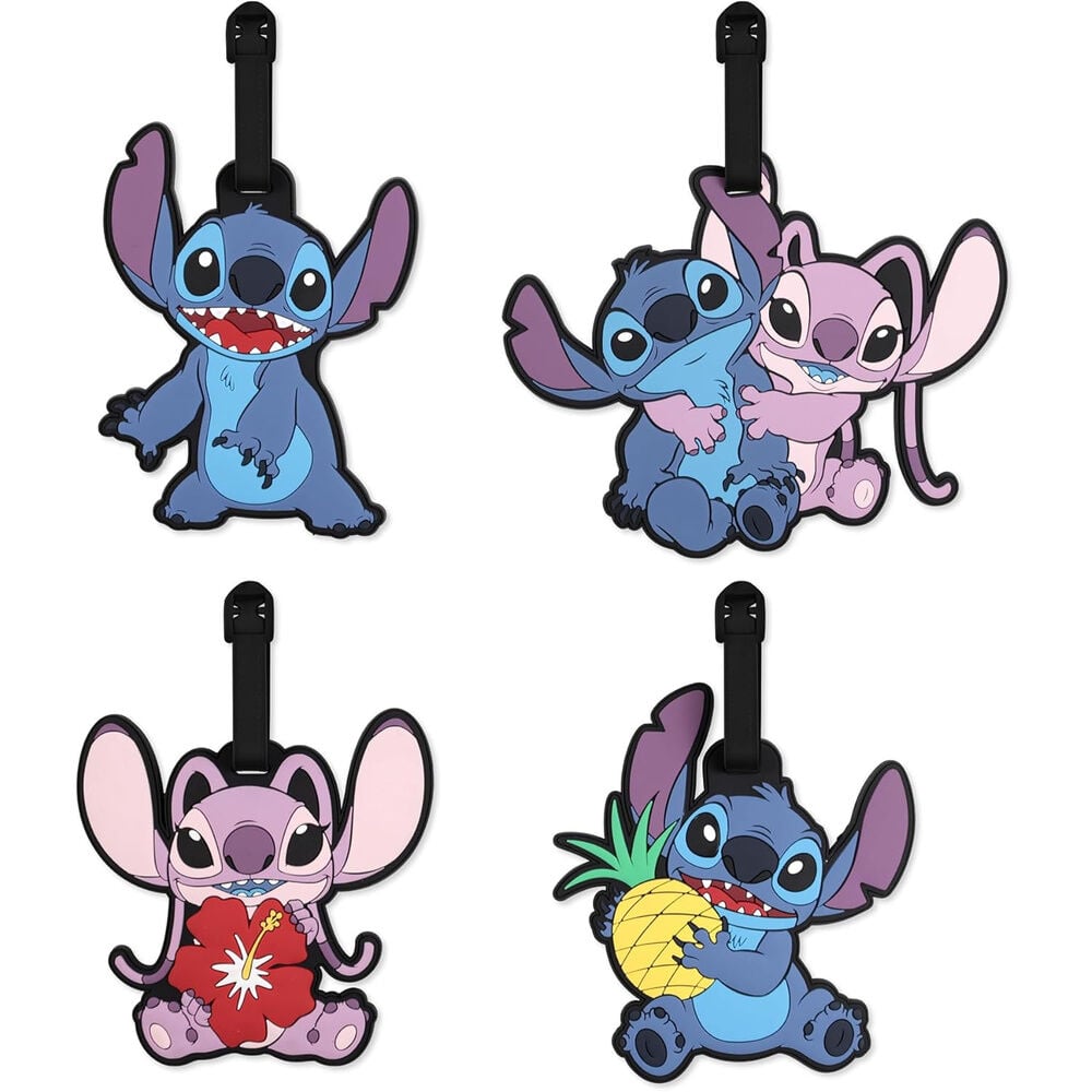 Set 4 Etiquetas de Equipaje Angel & Stitch Disney — vista adicional del producto