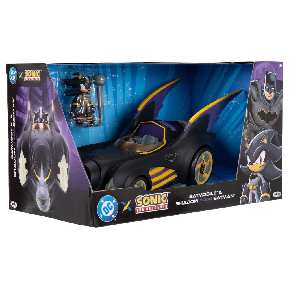 Batmobile + figura Shadow Batman Sonic The Hedgehog — vista adicional del producto