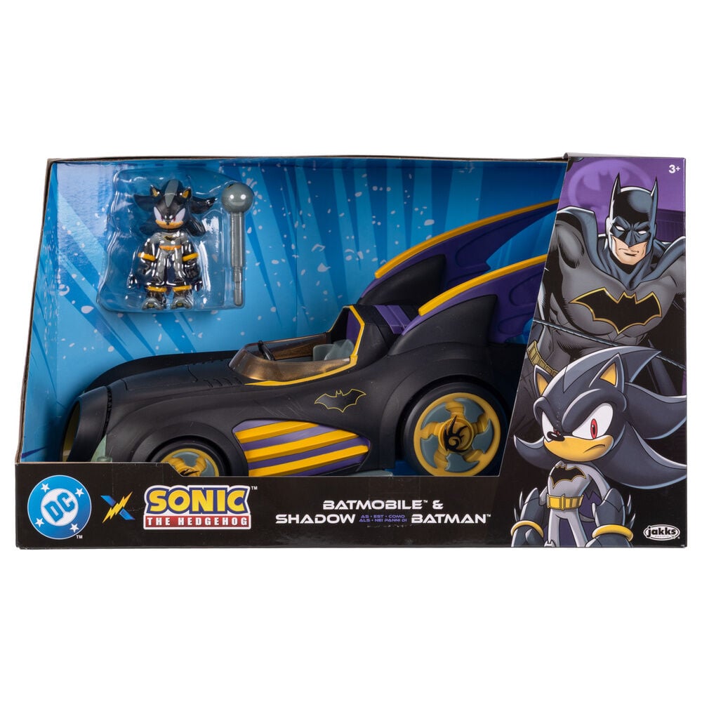 Batmobile + figura Shadow Batman Sonic The Hedgehog — vista adicional del producto