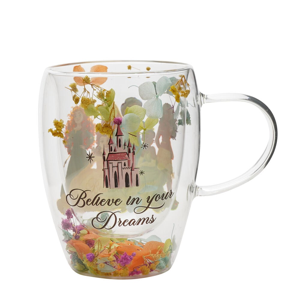 Taza cristal flores secas Princesas Disney — vista adicional del producto
