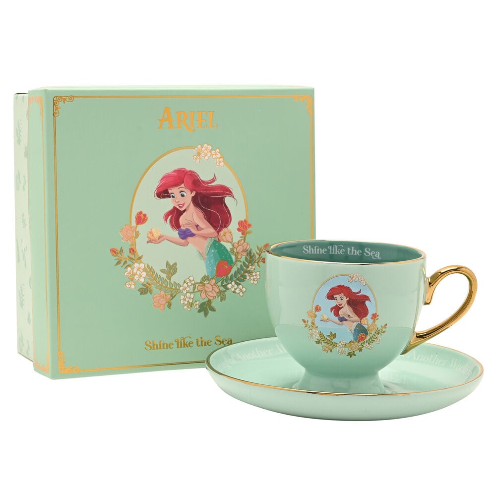 Taza te y platillo Ariel Princesas Disney — vista adicional del producto