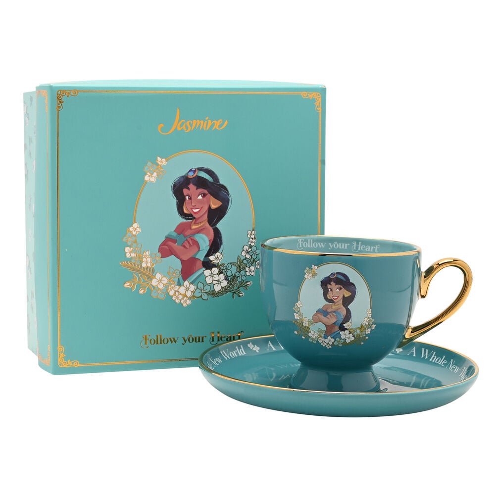 Taza te y platillo Jasmine Princesas Disney — vista adicional del producto
