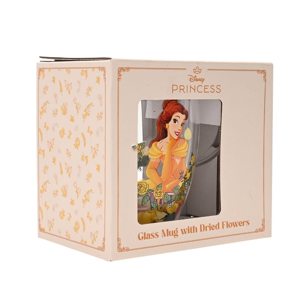 Taza cristal flores secas Bella Princesas Disney — vista adicional del producto