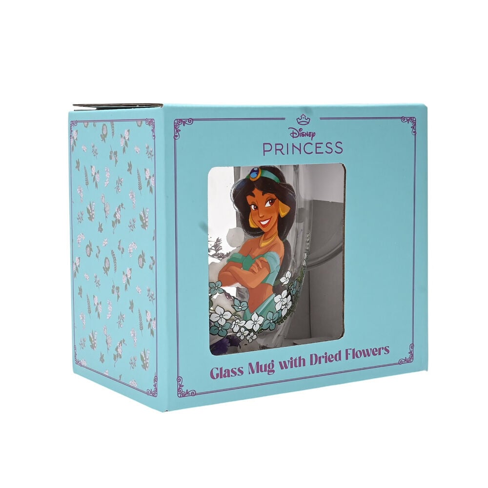 Taza cristal flores secas Jasmine Princesas Disney — vista adicional del producto
