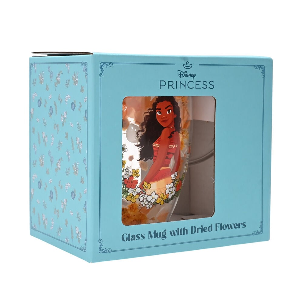 Taza cristal flores secas Vaiana Moana Princesas Disney — vista adicional del producto