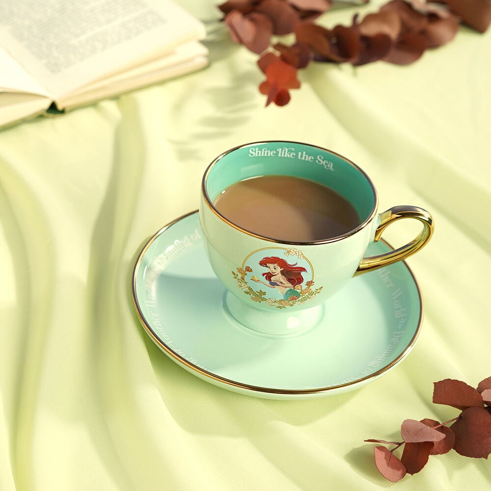 Taza te y platillo Ariel Princesas Disney — vista adicional del producto