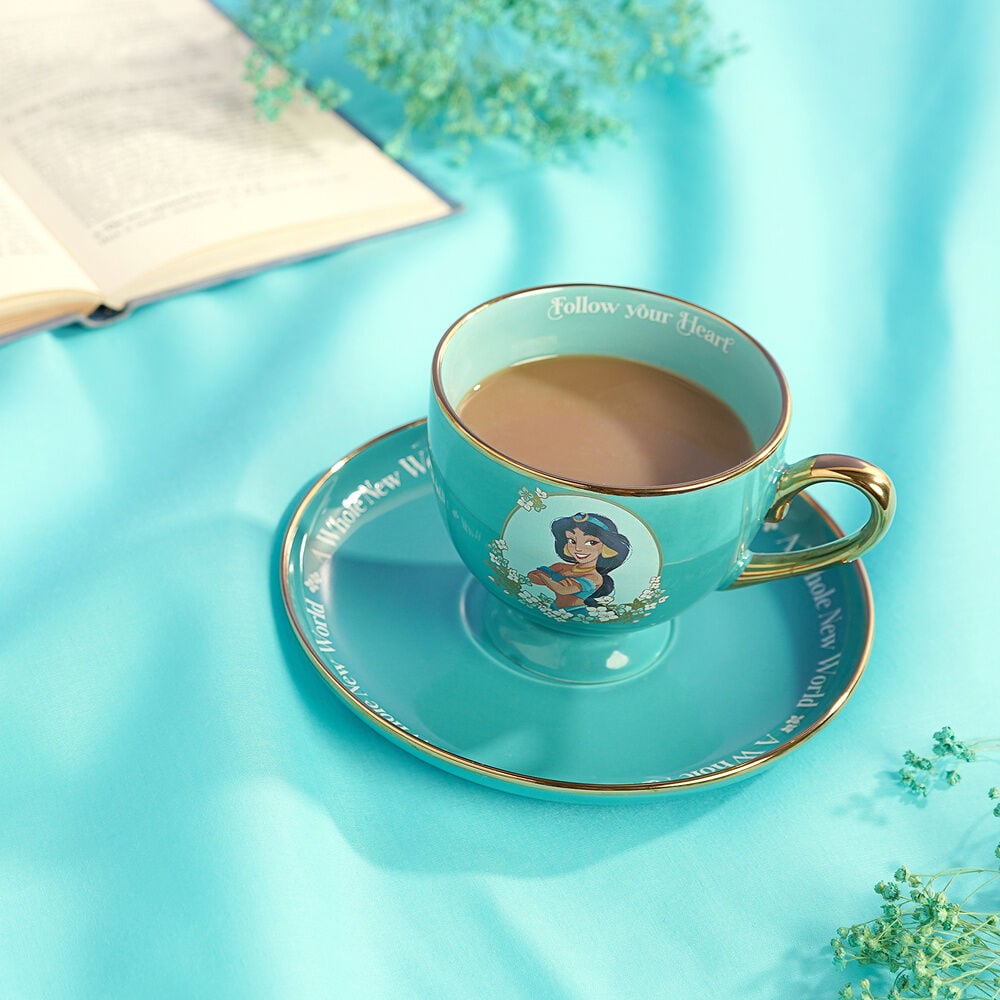 Taza te y platillo Jasmine Princesas Disney — vista adicional del producto