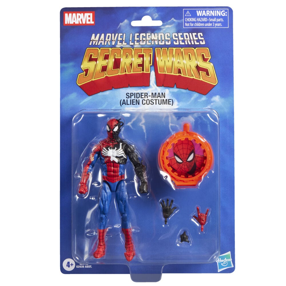 Figura Spiderman Alien Costume Secret Wars Marvel Legends Series 15cm — vista adicional del producto