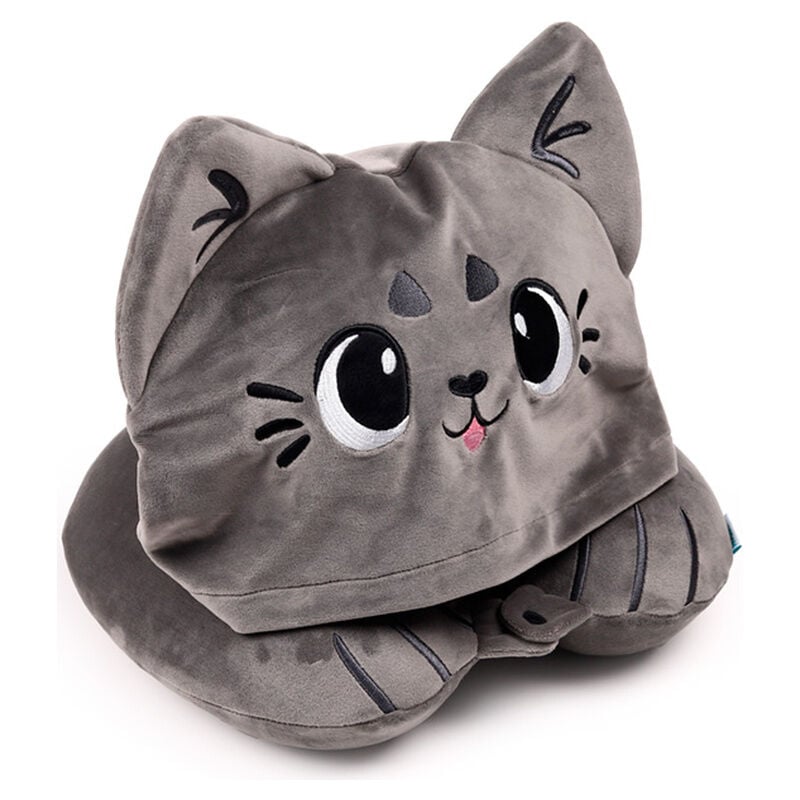 Almohada viaje capucha Gatos Beans & Co Hoodeazzz — vista adicional del producto