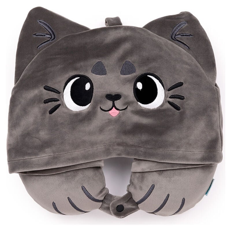 Almohada viaje capucha Gatos Beans & Co Hoodeazzz — vista adicional del producto