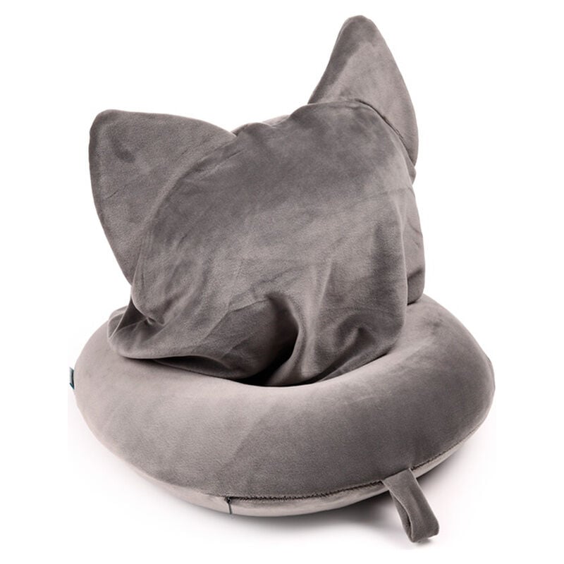 Almohada viaje capucha Gatos Beans & Co Hoodeazzz — vista adicional del producto