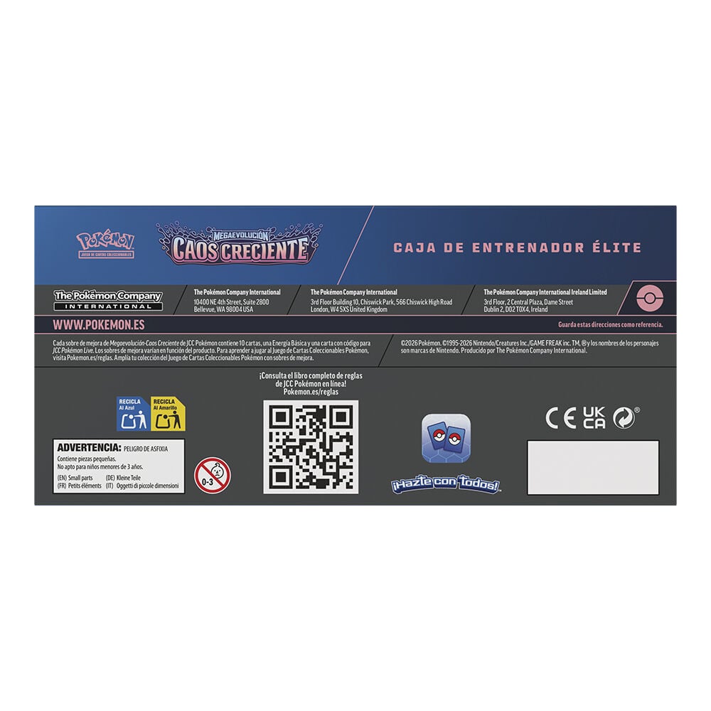 Estuche cartas Entrenador Elite Caos Creciente Megaevolucion Pokemon español — vista adicional del producto
