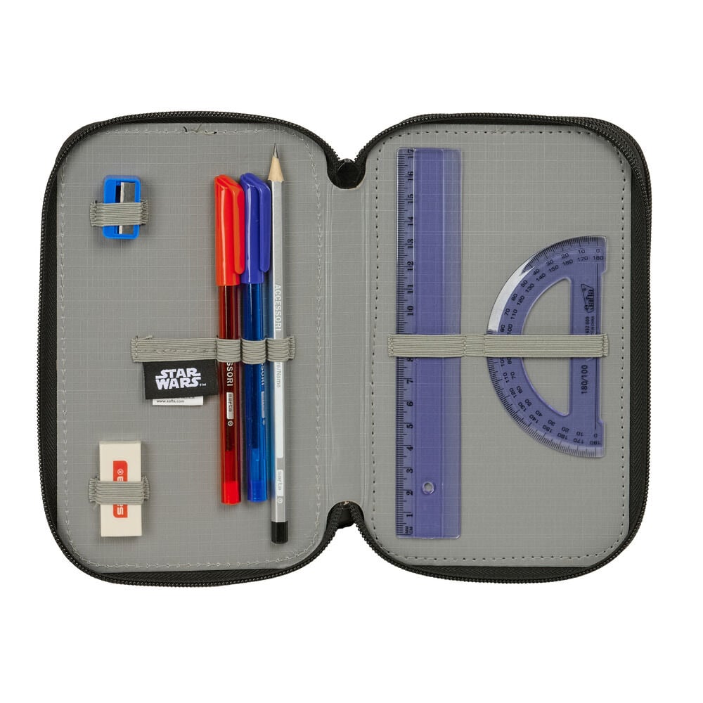 Portatodo Mandalorian & Grogu Star Wars triple 37pzs — vista adicional del producto