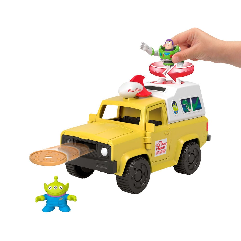 Camion Pizza Planet + figuras Buzz Lightyear y Alien Toy Story Disney Pixar Imaginext — vista adicional del producto