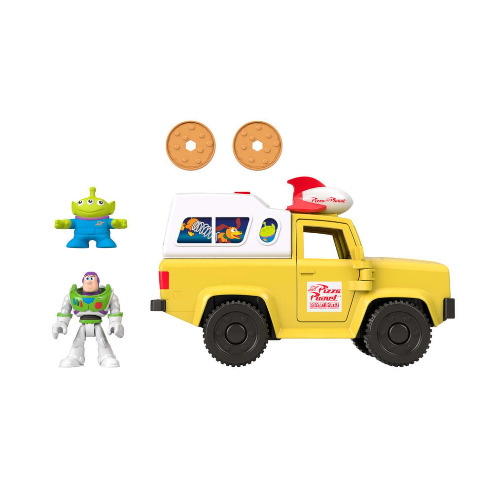 Camion Pizza Planet + figuras Buzz Lightyear y Alien Toy Story Disney Pixar Imaginext — vista adicional del producto