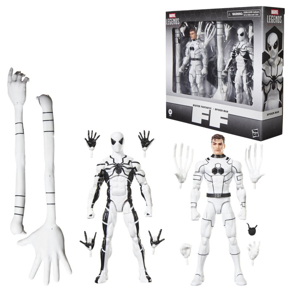 Set 2 figuras Mister Fantastic & Spiderman Los Cuatro Fantasticos Marvel Legends Series 15cm — vista adicional del producto