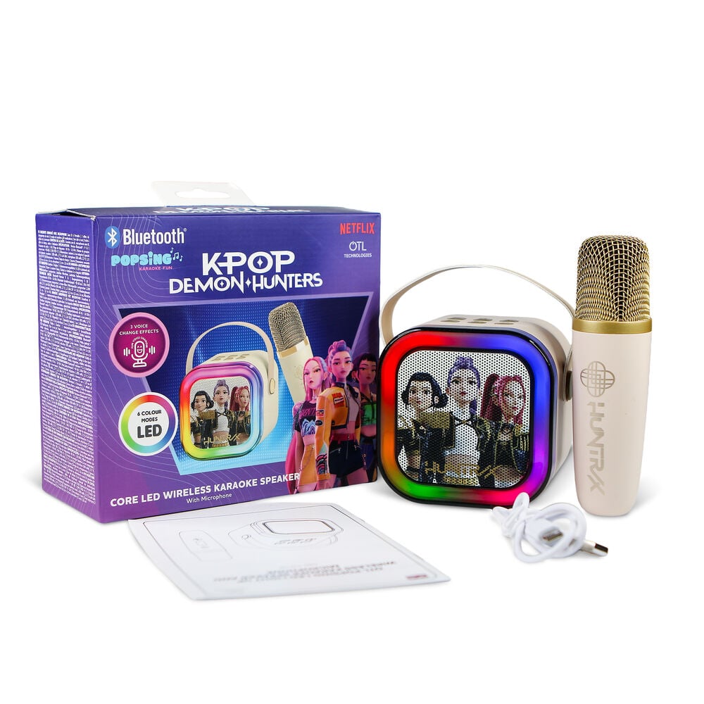 Altavoz Karaoke 2 Micrófonos Cream Wireless Kpop Demon Hunter